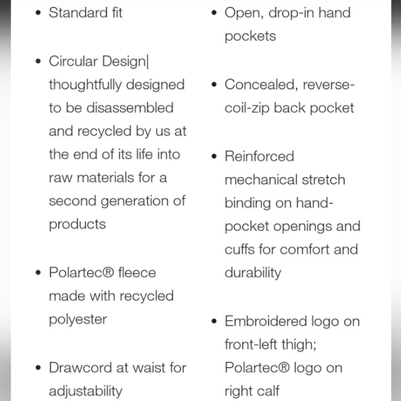 NWT Women's The North Face Fleece Pant - Picture 5 of 6